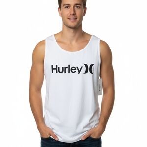 Hurley Men's Classic White Tank Top